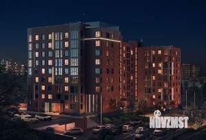 2-к квартира, строящийся дом, 65м2, 9/9 этаж